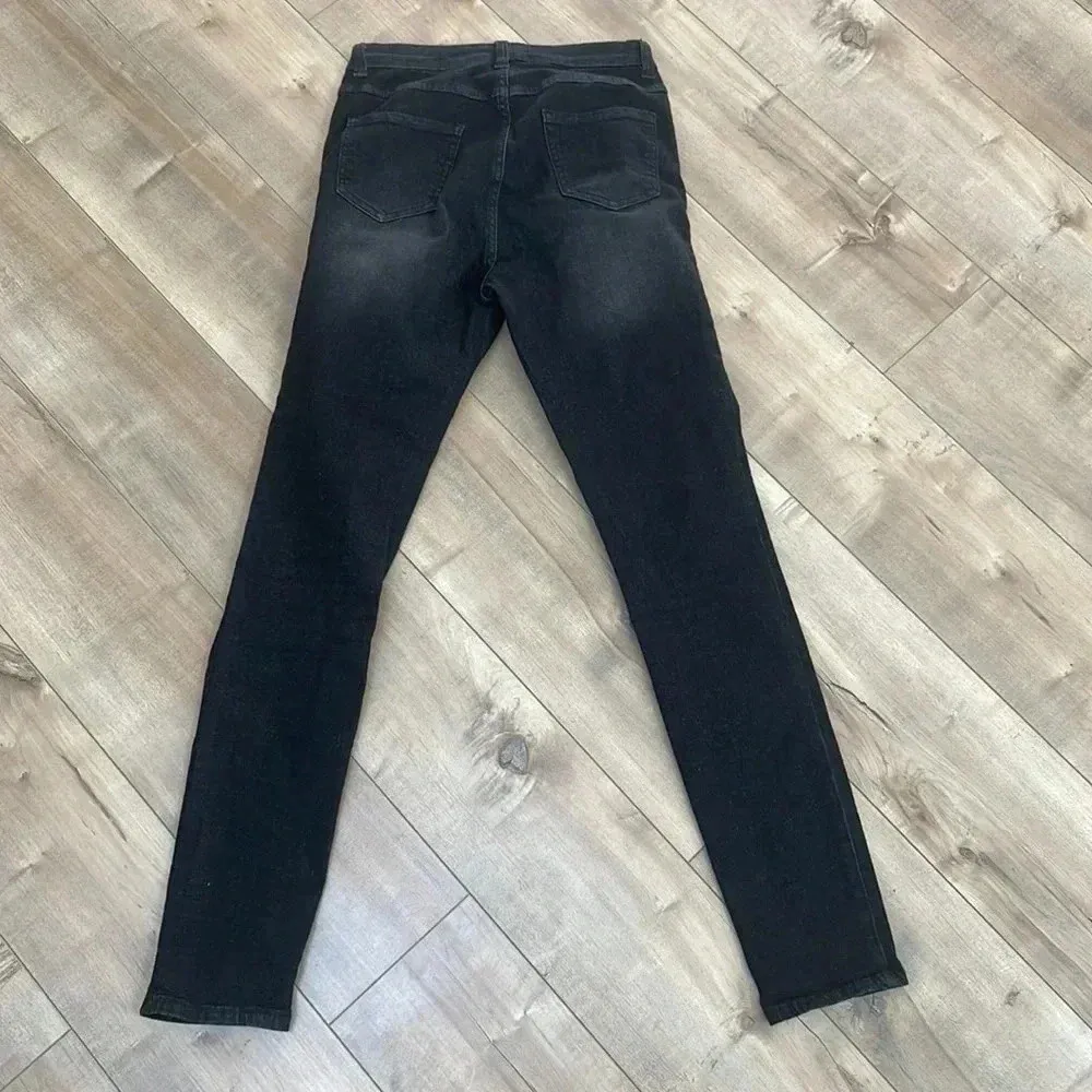 Universal Standard High-Rise Black Skinny Jeans Sz 4 Tall - Image 4