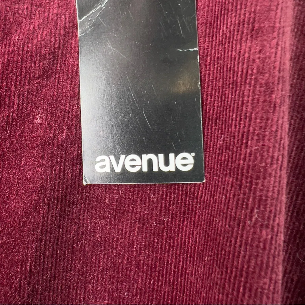 Avenue Denim Size 22A(Average) Stretch Corduroy 5 Pocket Straight Leg Pants - Image 7