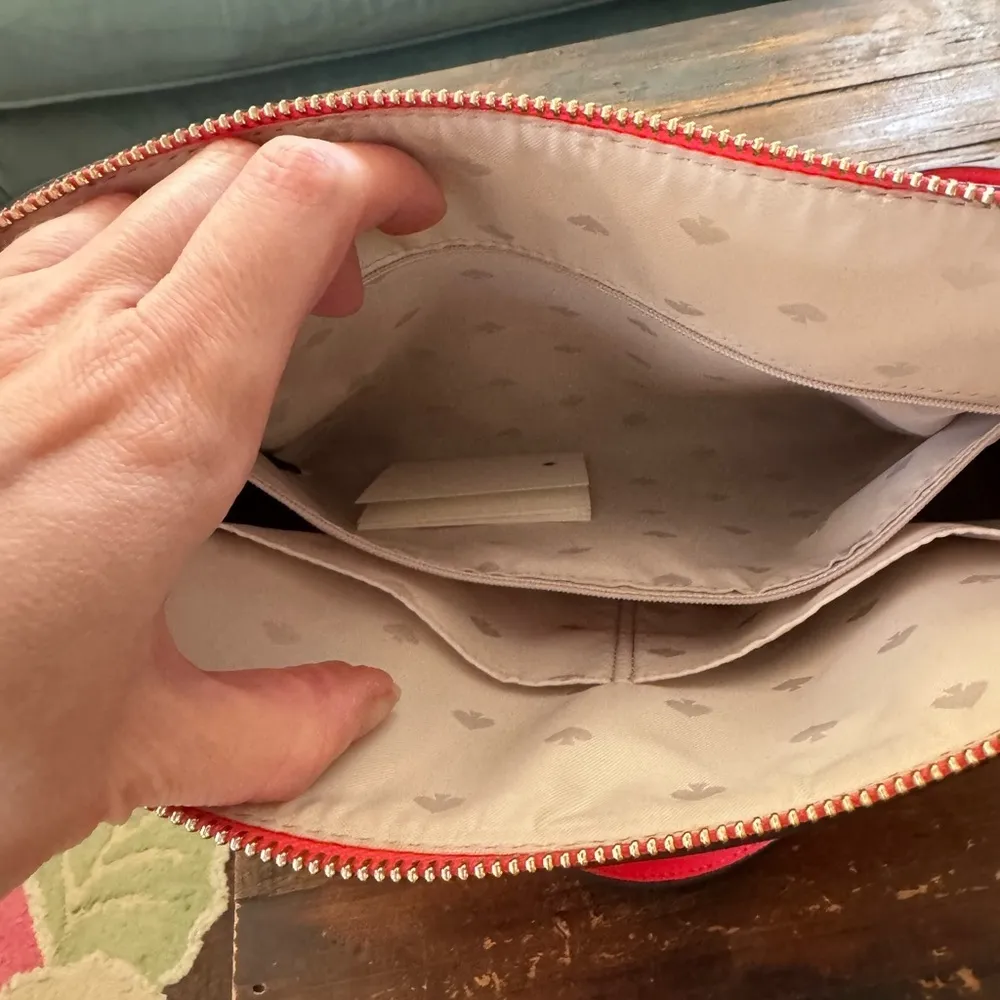 Kate Spade Maise Medium Dome Satchel Bag in Geranium - Image 9