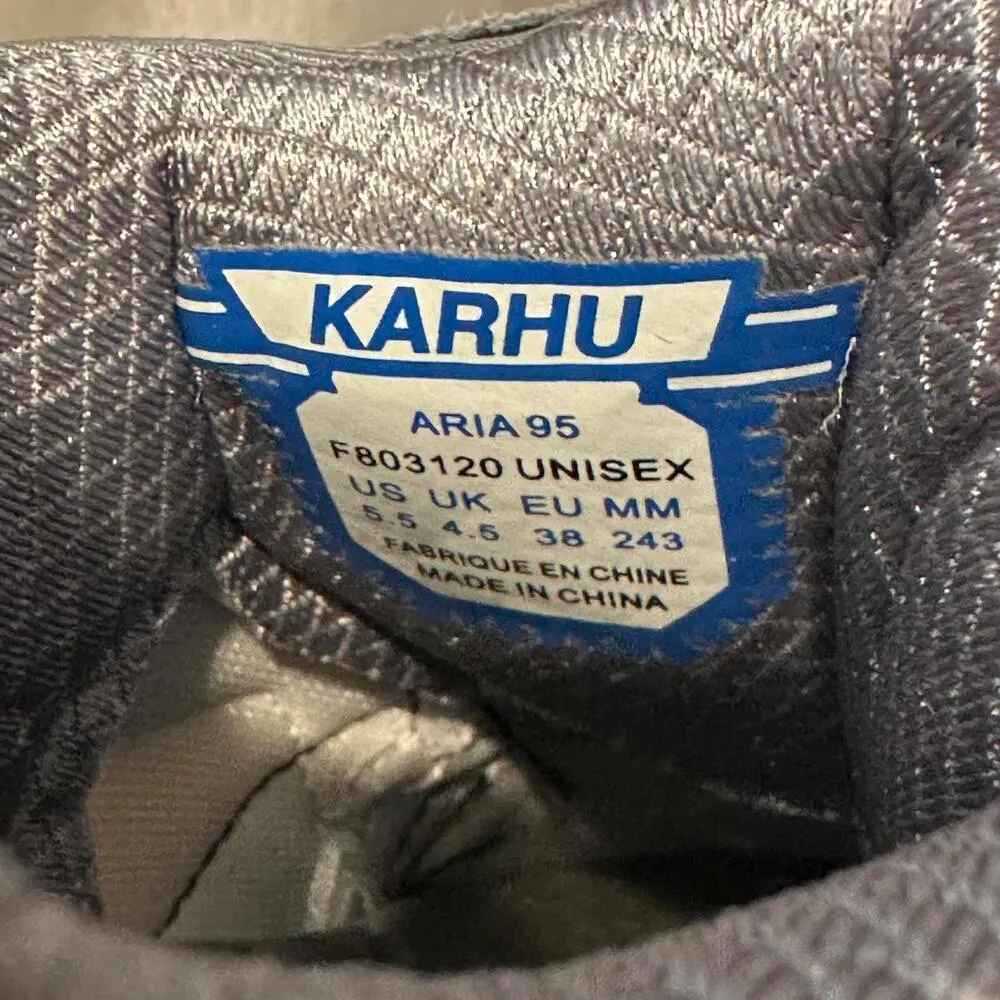 Karhu Aria 95 Suede Sneaker Size 7 Women's / 5.5 Men's SMOKED PEARL/CAVIAR Purple - Image 9