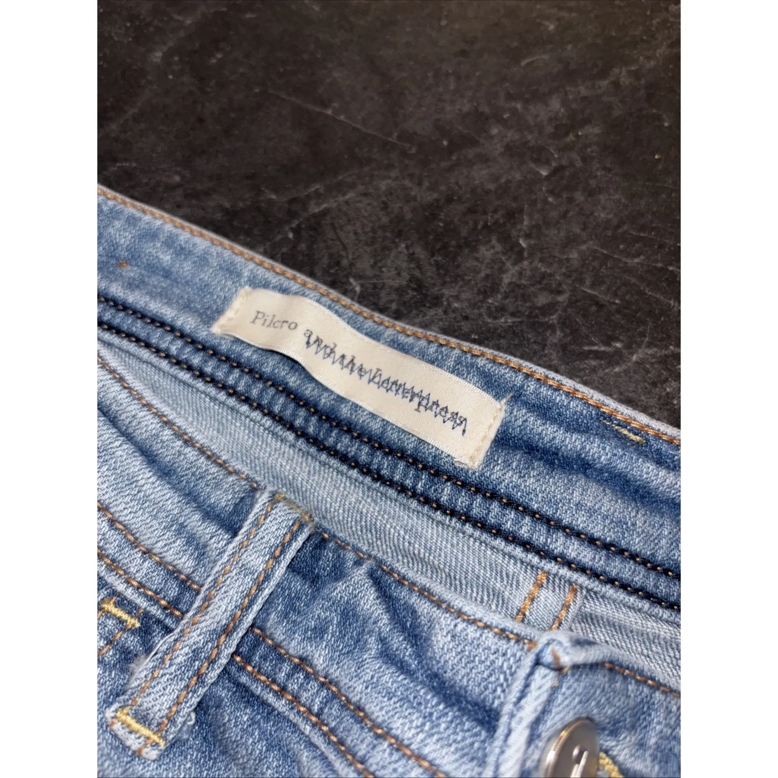 Anthropologie Pilcro Hyphen Women's Denim Shorts Size 28 Distressed - Image 2