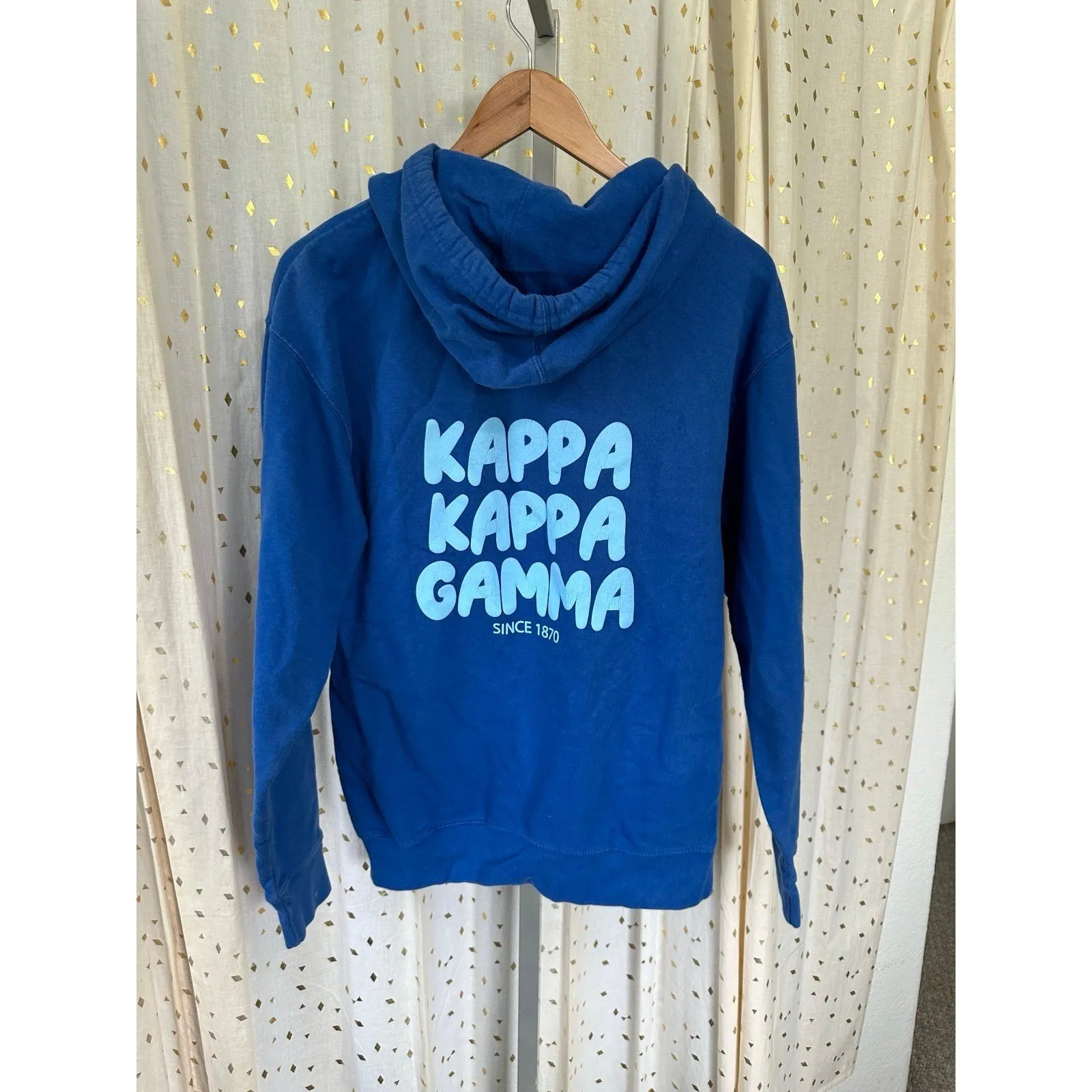 Independent Kappa Kappa Gamma KKG Sorority Cotton Blend Sweatshirt Hoodie M Size M - Image 4