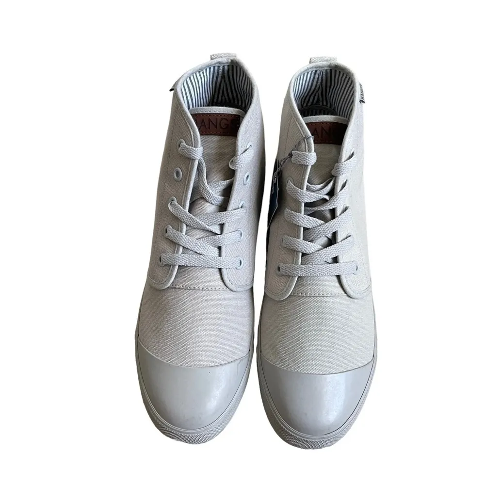 BANGS Floral Embroidered Canvas High Top Sneakers Women’s Size 9 Unisex Mens 7.5 - Image 3