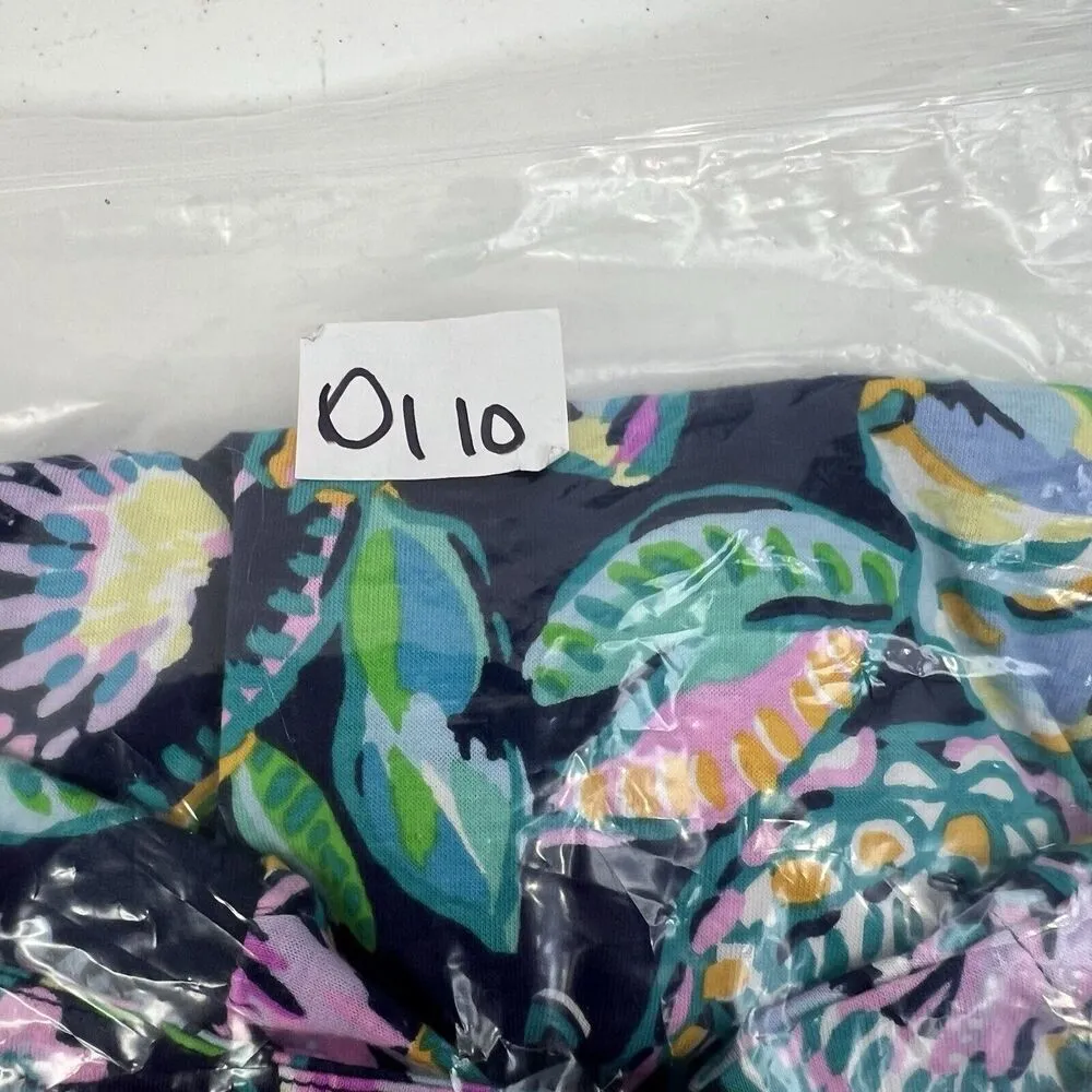 Lilly Pulitzer Size XS Diann Dress High Tide Navy She’s Got Sol Floral Women's - Image 14