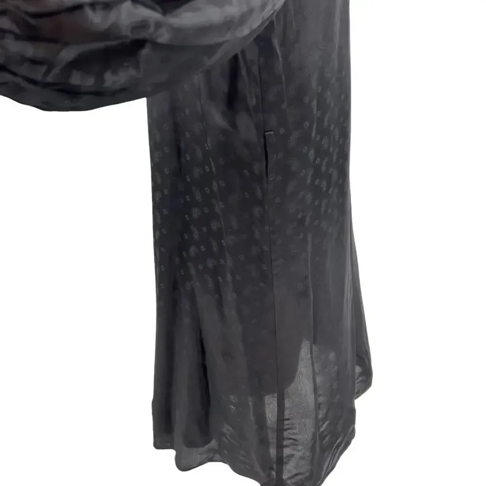 The Kooples Delicate Paisley Shirtdress Patterned Black Size 1 US Small / 4 - Image 7