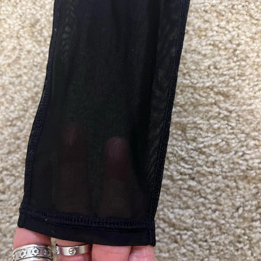 Alo yoga‎ Shiela legging mesh and faux leather XS - Image 8