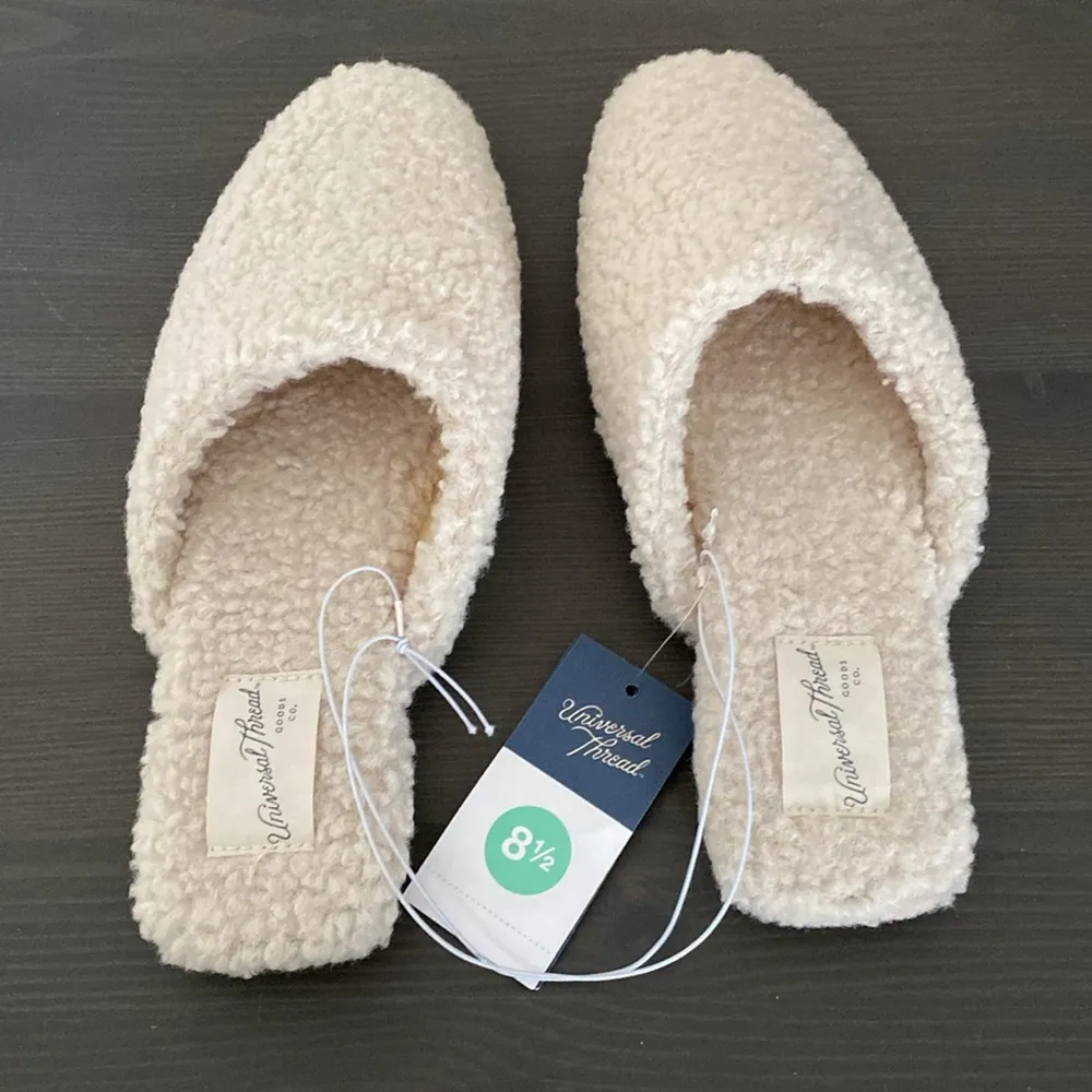 Universal Thread Margot Flats Boulce Memory Foam Slip On Size 8.5 Cream - Image 4