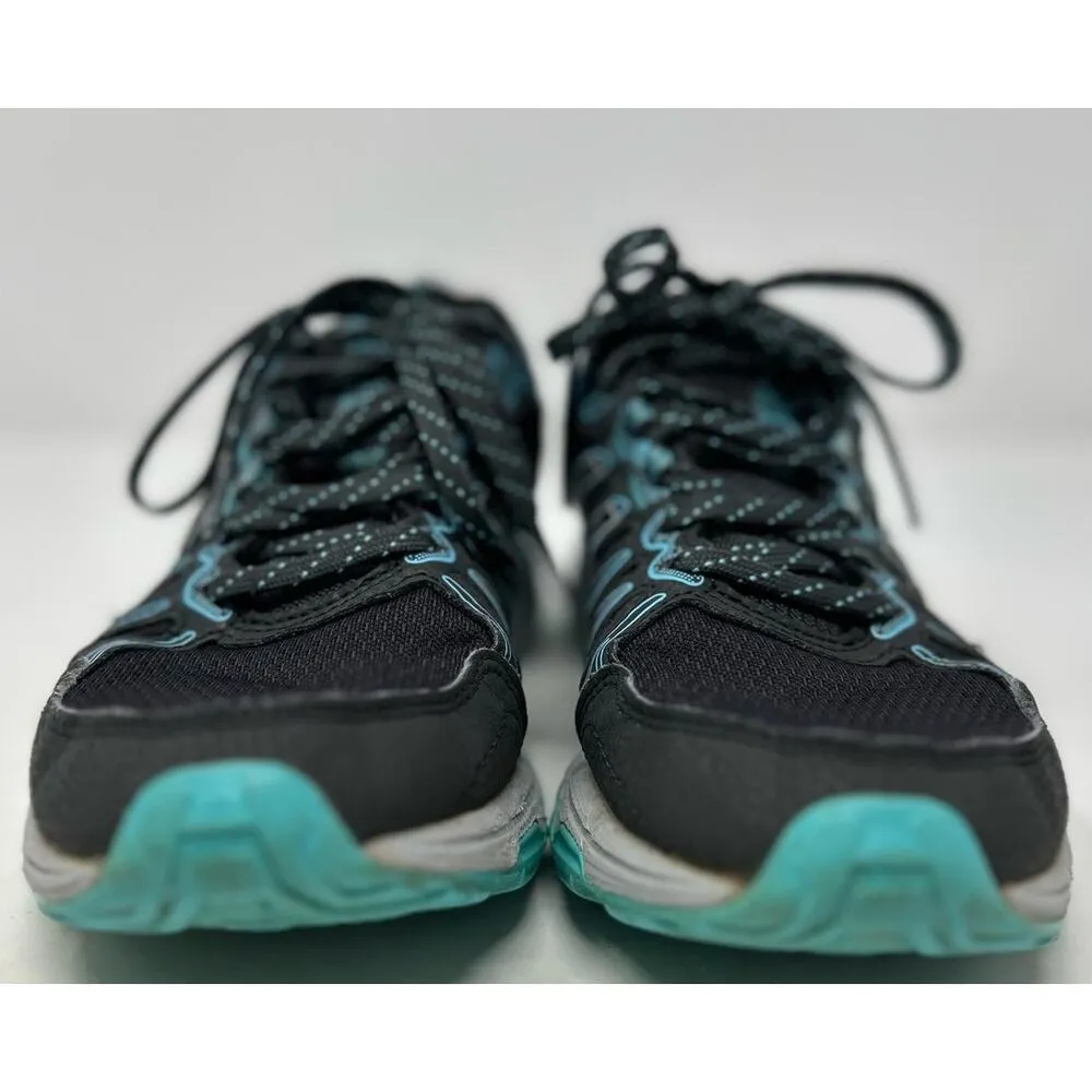 Asics‎ Women's Light Blue Gray Canvas Gel Venture 7 Sneakers Size 6 - Image 3