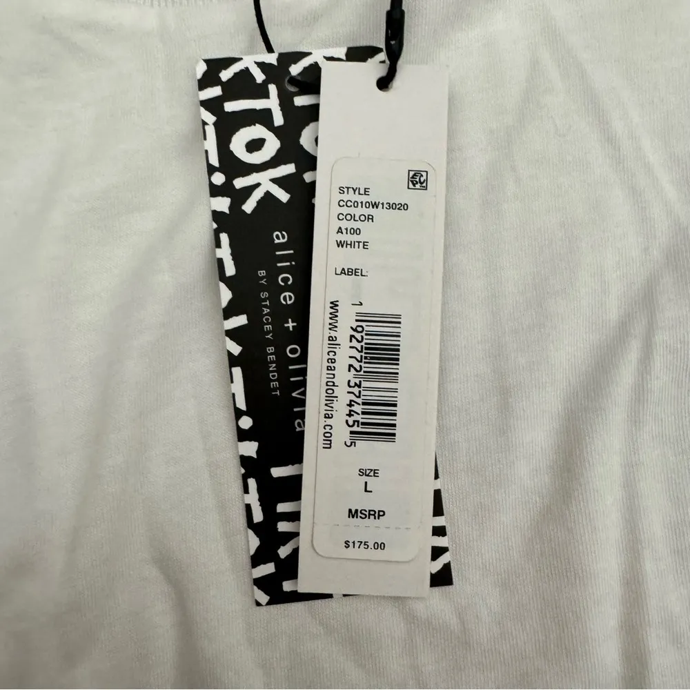 NWT Alice + Olivia Sleeveless Crop Tee - Image 2