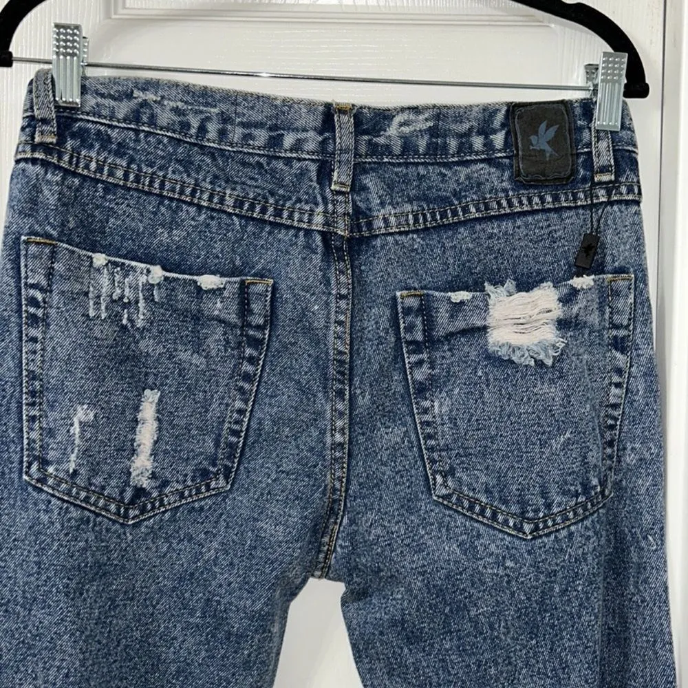 One Teaspoon Blue Distressed Blue Jeans(Size 26) - Image 7