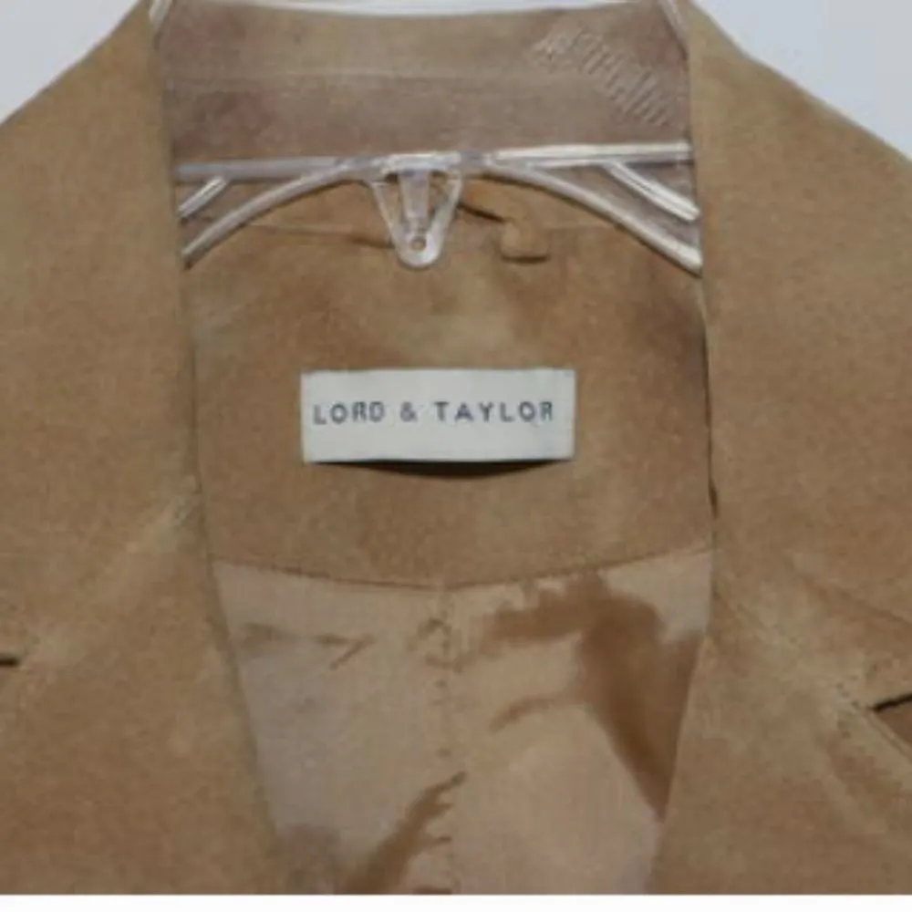 Womens LORD & TAYLOR Sz 4 Brown Jacket - Image 4