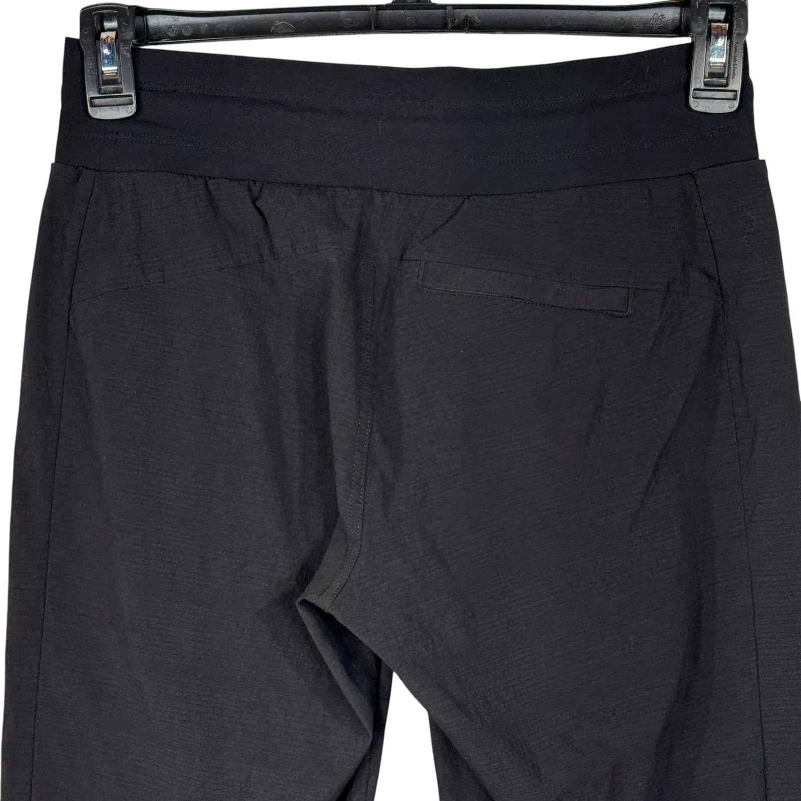 Athleta SZ 2 Trekkie North Jogger Pants Pull-On Cuffed Stretch Zip Pockets UPF - Image 4