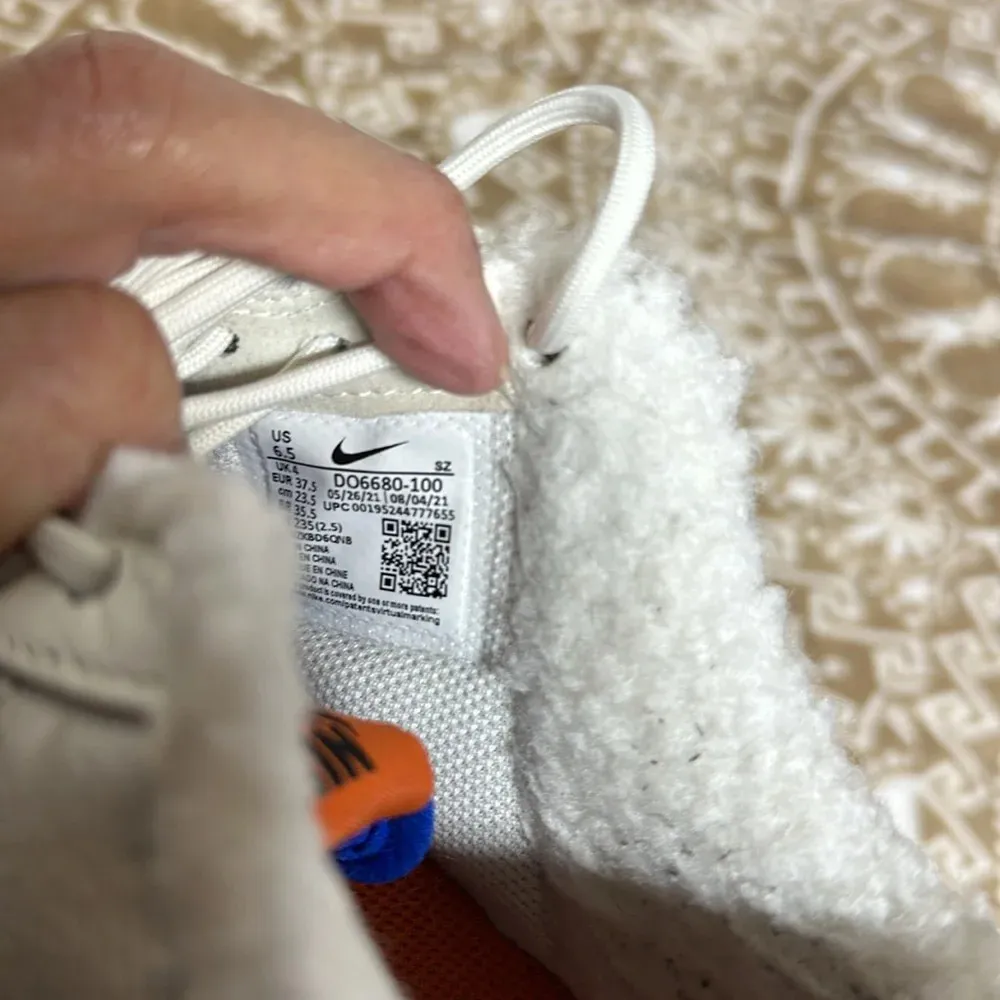 Nike Air Force 1 ‘07 Sherpa Racer Blue Coconut Milk Size6.5 W DO6680-100 - Image 8