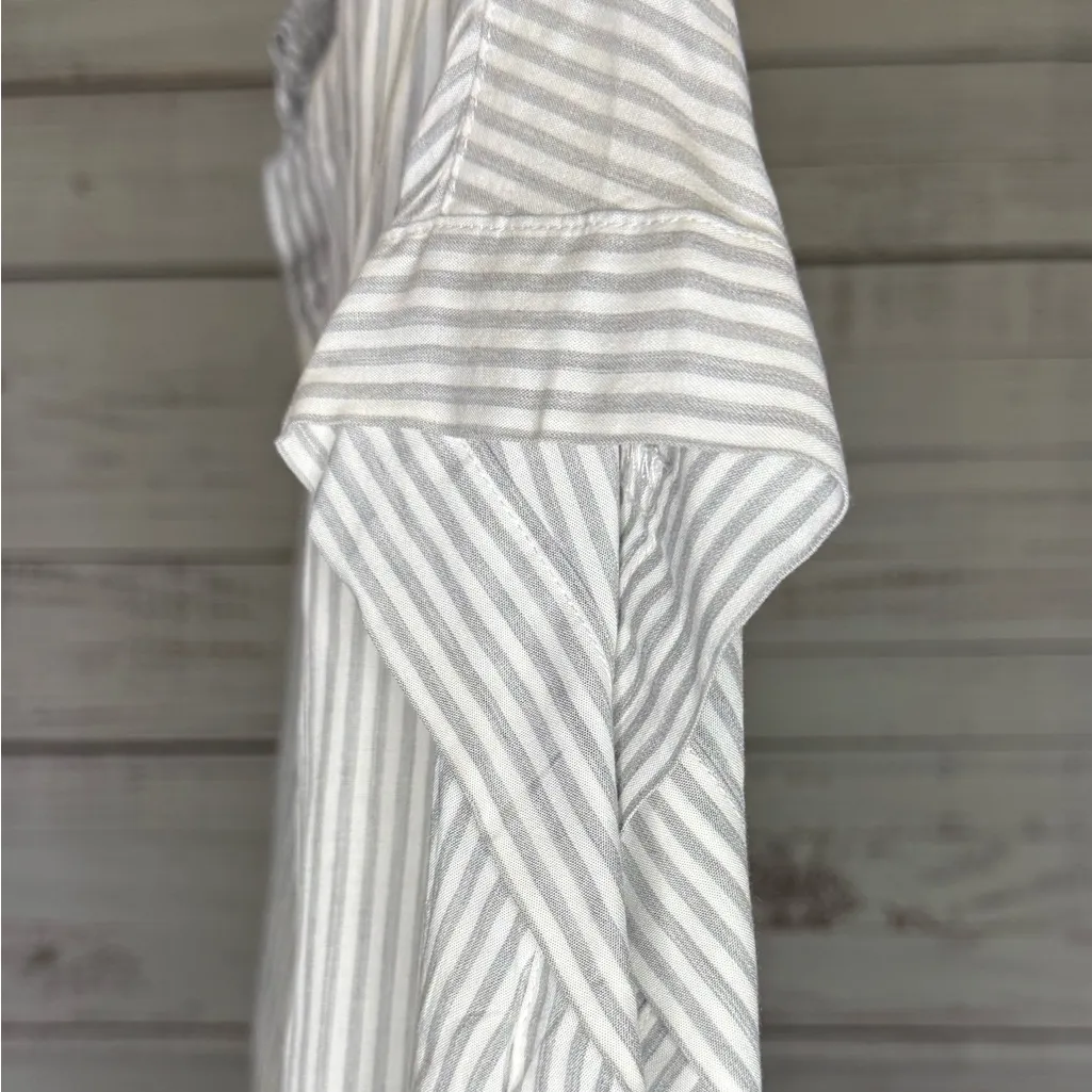 Sneak Peek Gray Striped Shirt - Image 3