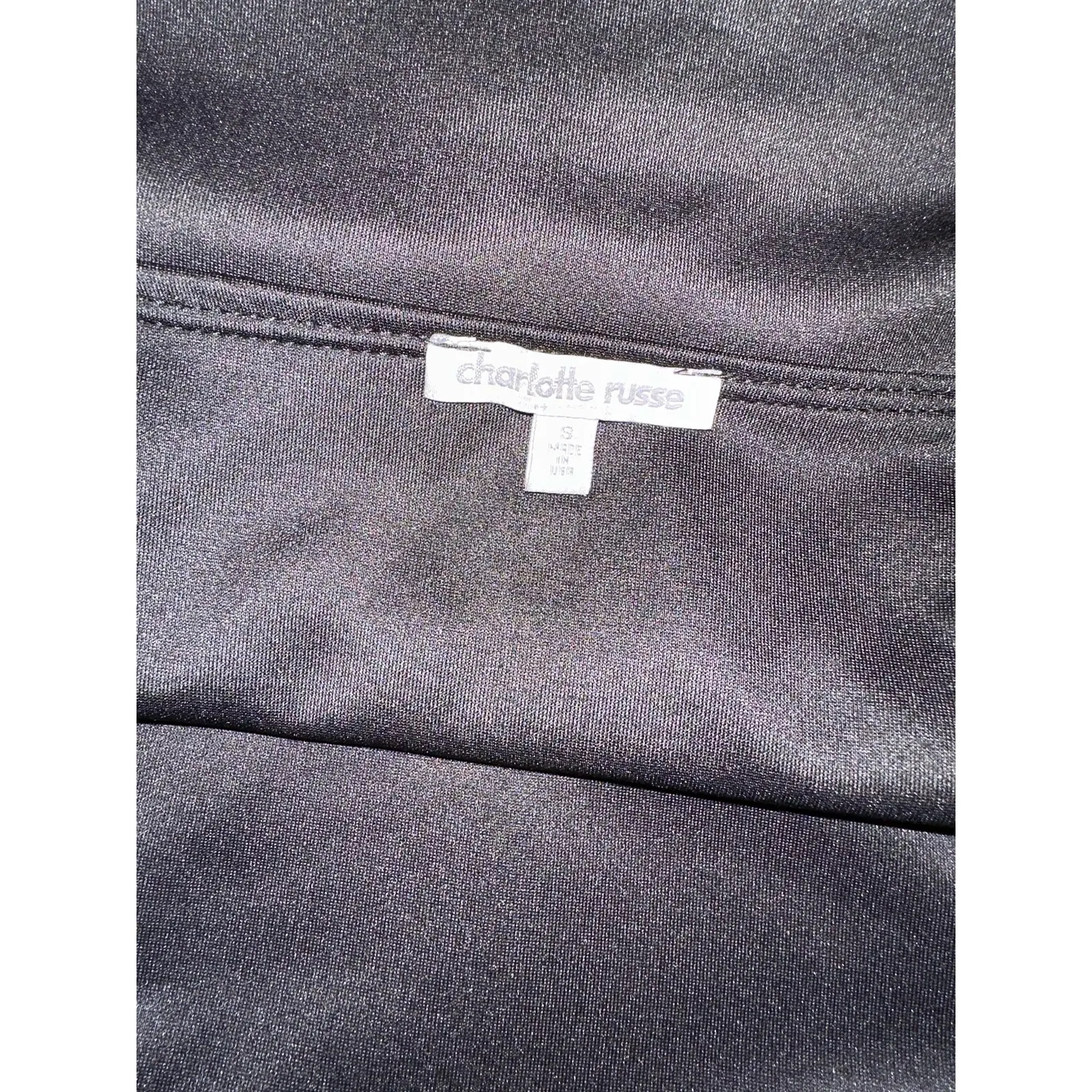 Charlotte Russe Small Black Cocktail Dress Sleeveless Long Small - Image 3