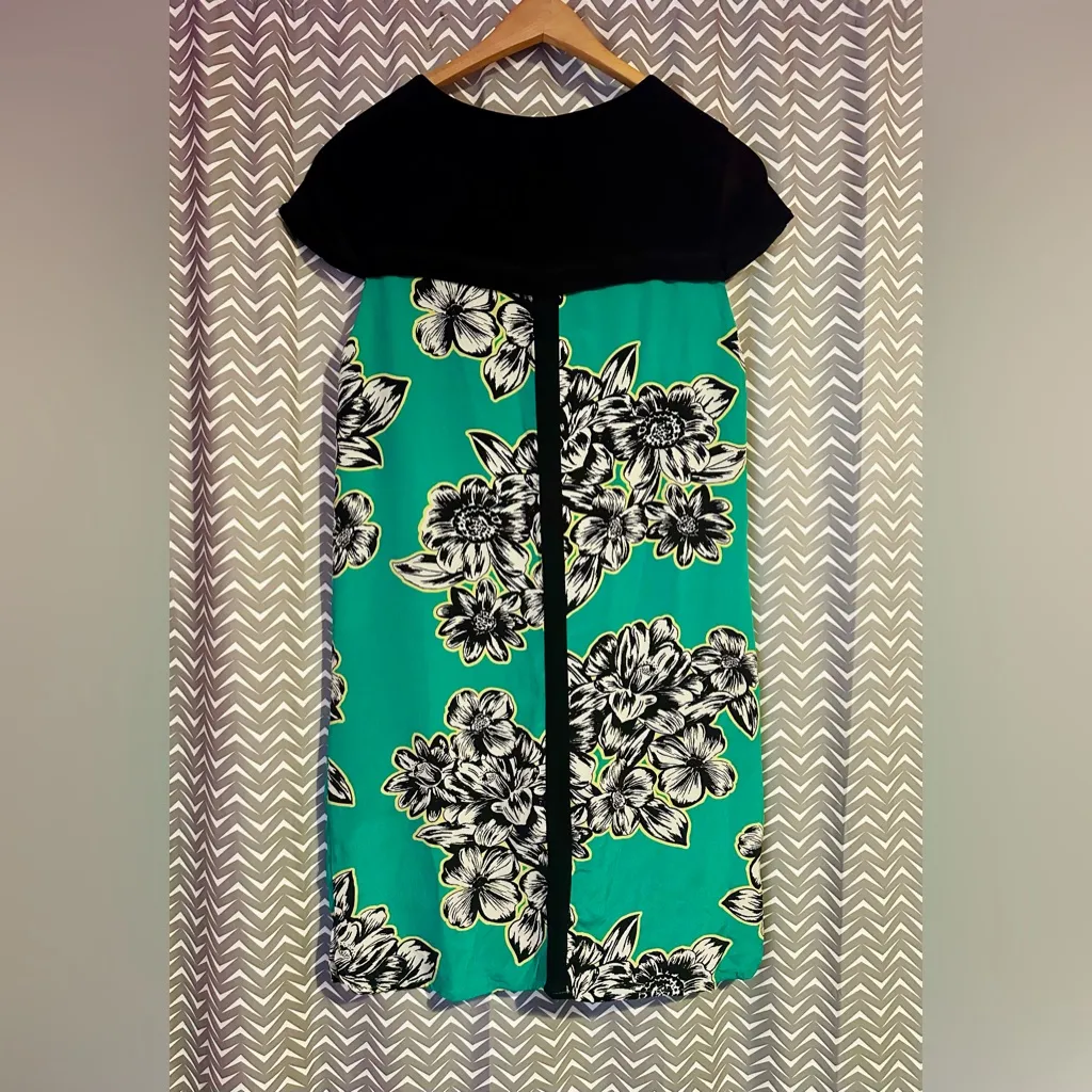 Anthropologie / Maeve | Ayame Floral Print Silk Dress, size 6 - Image 6