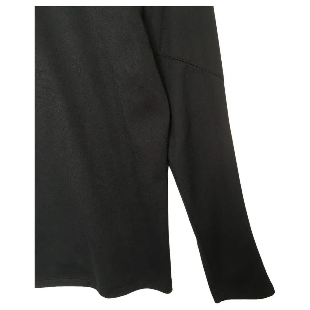 Under Armour Shirt Womens M Qualifier Loose Quarter Zip Pullover Long Sleeve Blk - Image 10