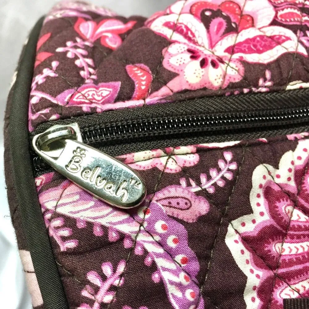 Belvah Quilted duffle bag Pink - Image 5