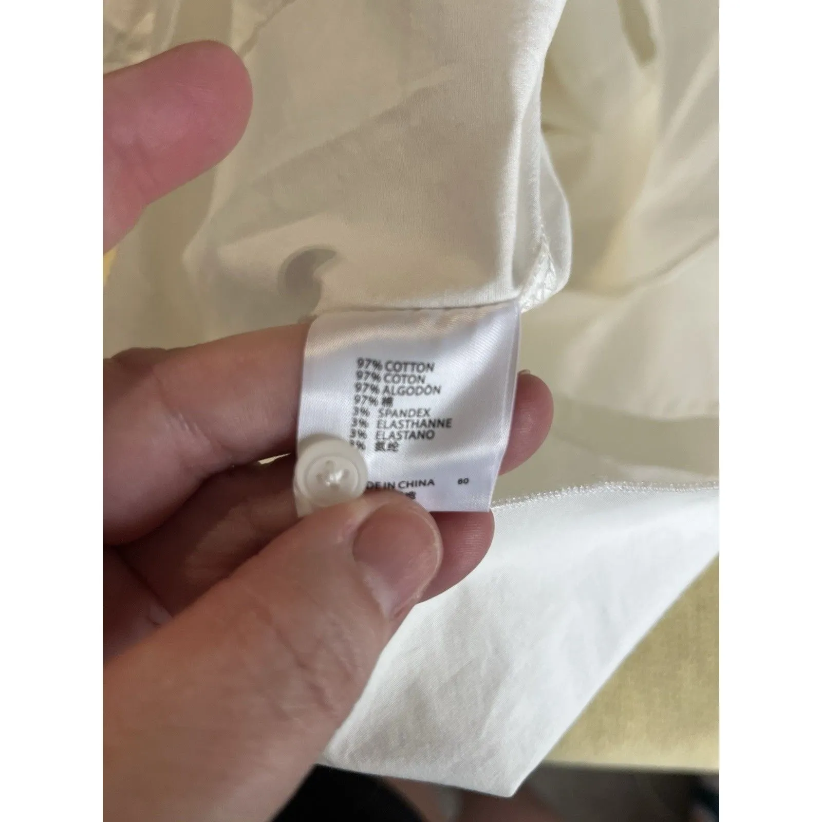 Brandy Melville Top OS White Lace Trim Sweatheart Neckline - Image 6