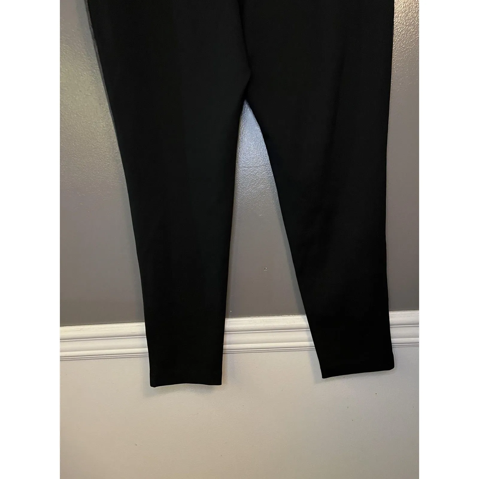 INC International Concepts Pants Womens 2XL Skinny Faux Leather Front Stretch Black Size XXL - Image 2