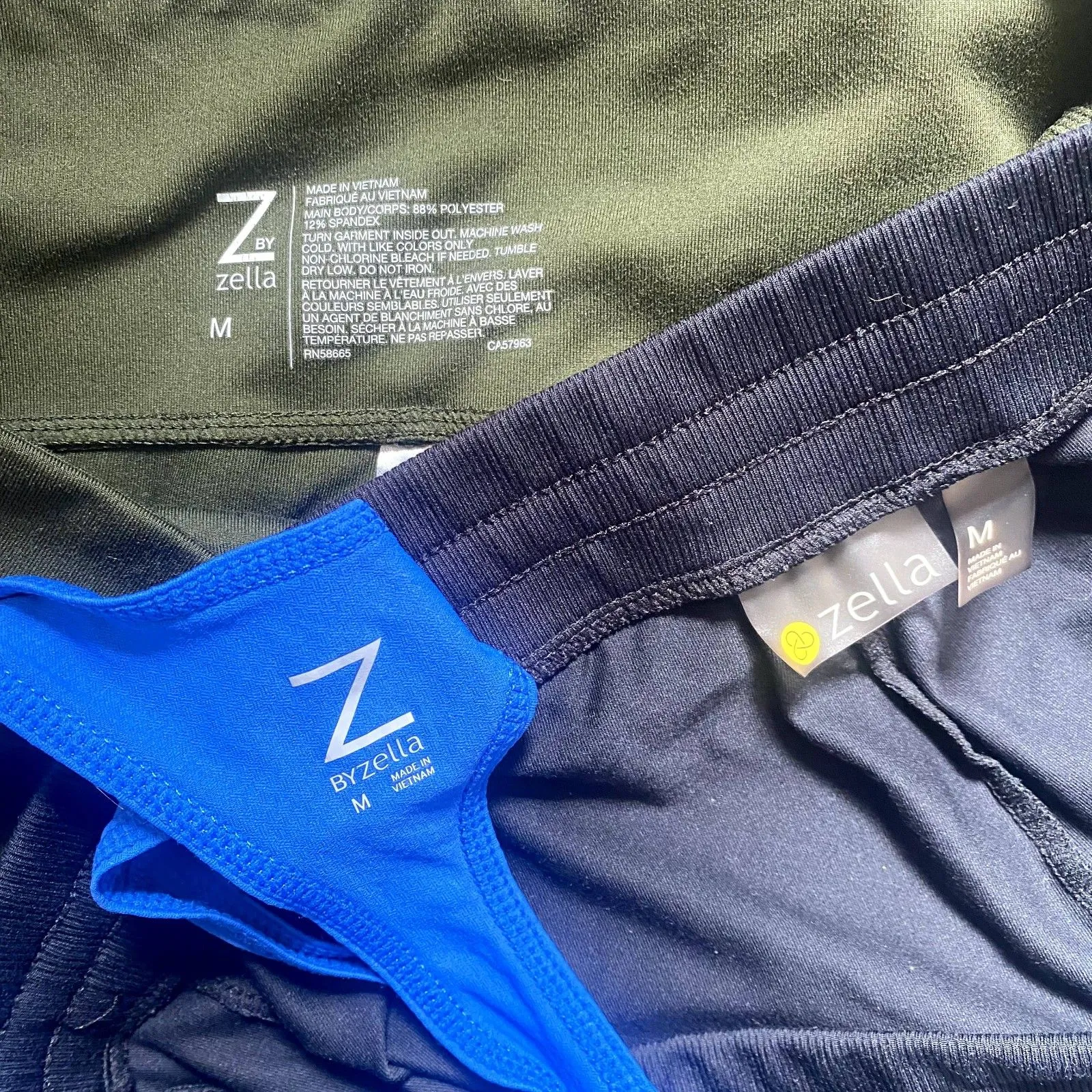 Zella Womens‎ Athletic Bundle Lot of 3 Size Medium Tank Leggings & Jogger Pants - Image 8