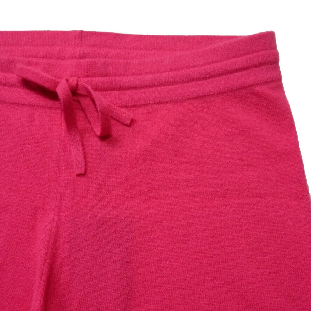 NWT Naadam Cashmere Shorts in Magenta Pink Pull - Image 2