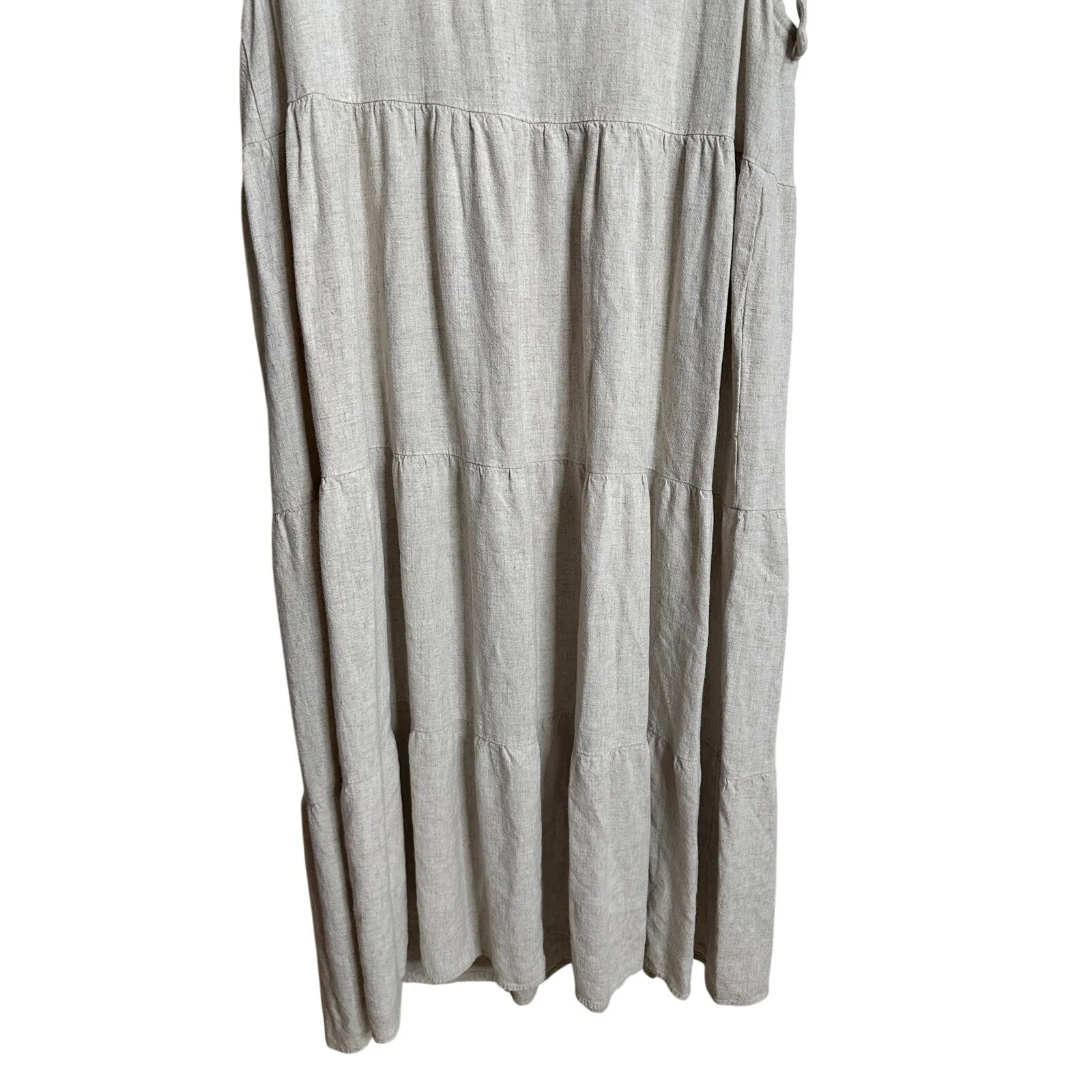 Rachel Pally Linen Adelaide Dress in Natural Womans 1X - Image 6