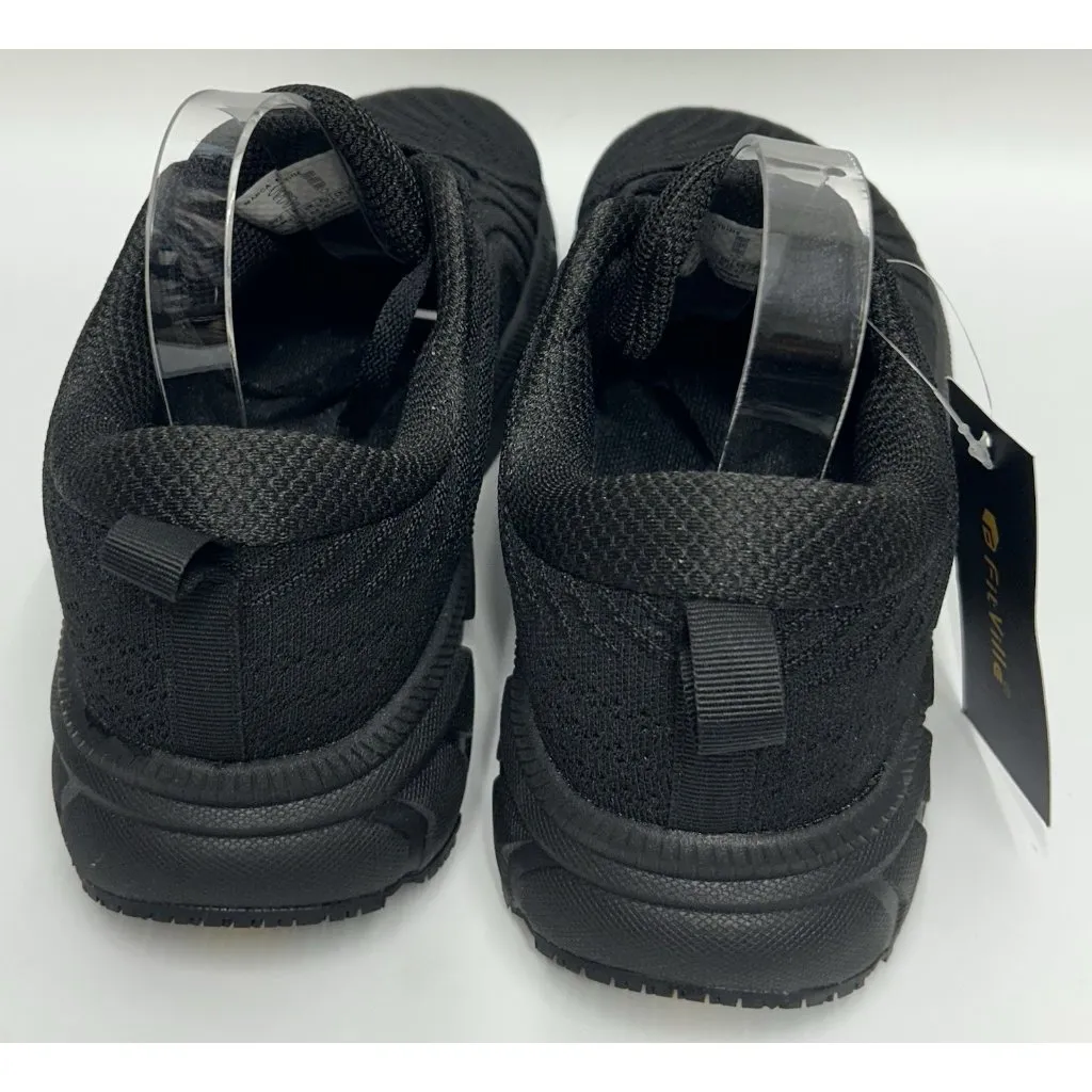 Fitville Marca Women’s Shoes Sneakers Size 11W Wide Fit Black Orthopedic Lace Up - Image 5