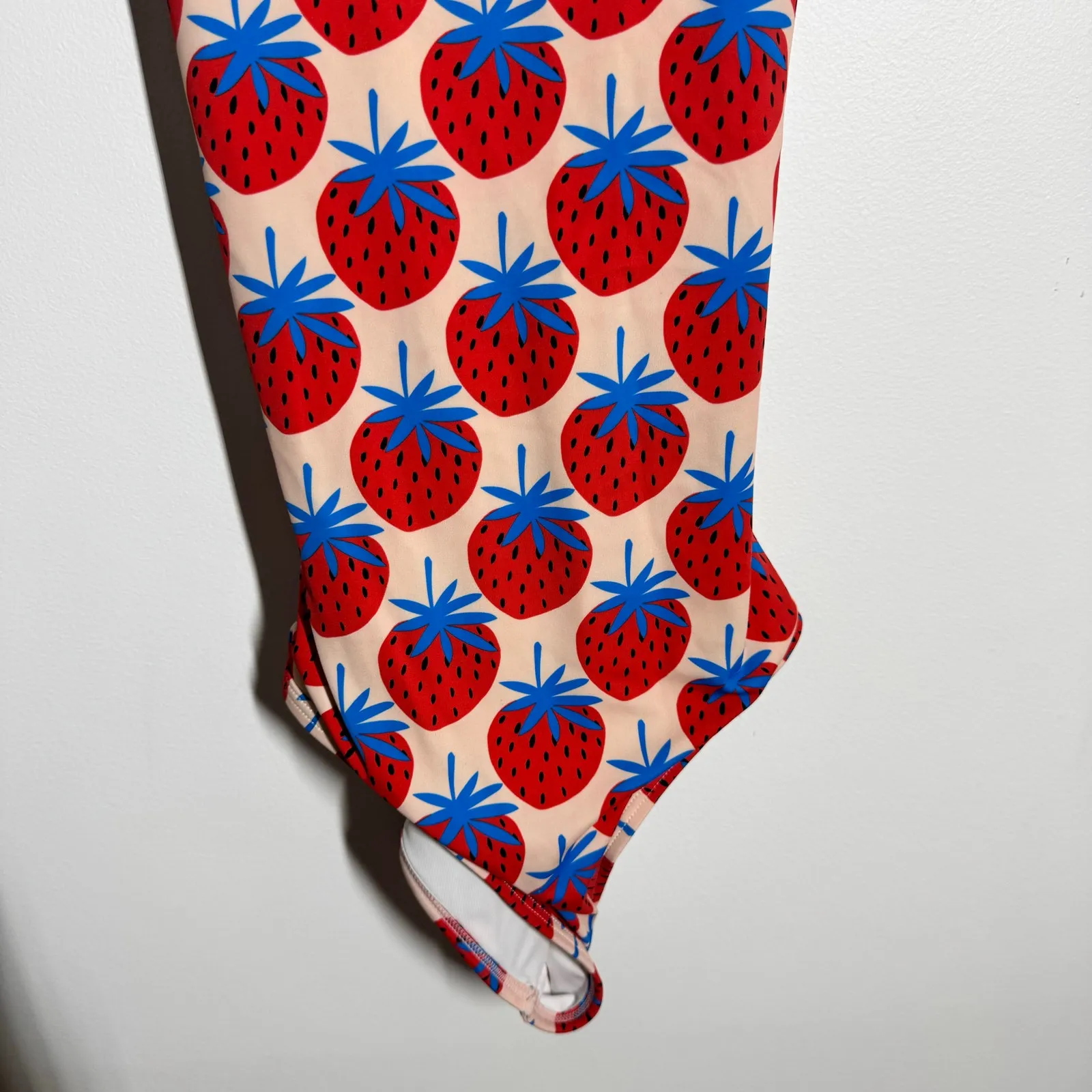 Hanna Andersson Super Strawberries One Piece Swim - Image 5