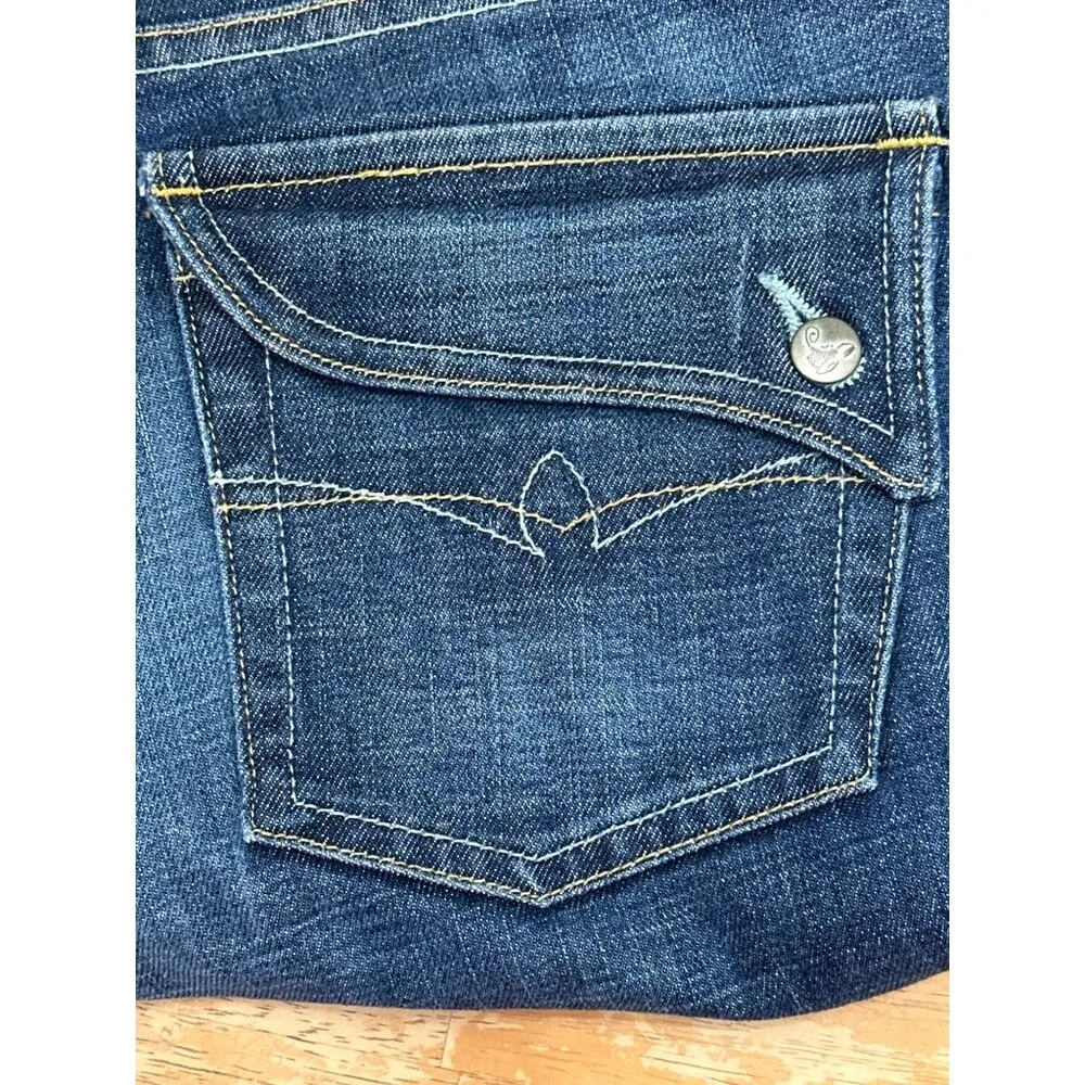 Agave Slim Fit Boot Cut Jeans Montecito Supima Cotton CFlex Denim Size 26 Blue - Image 14