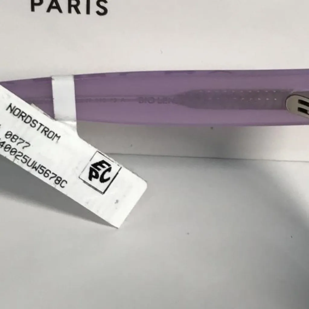 New Authentic Givenchy GV40025U Sunglasses – Purple Frame / Silver Mirror - Image 4