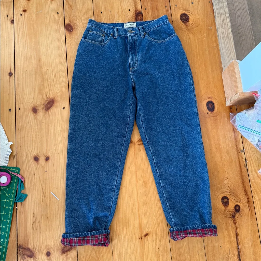 L.L.Bean  Flannel Lined Jeans - Image 8