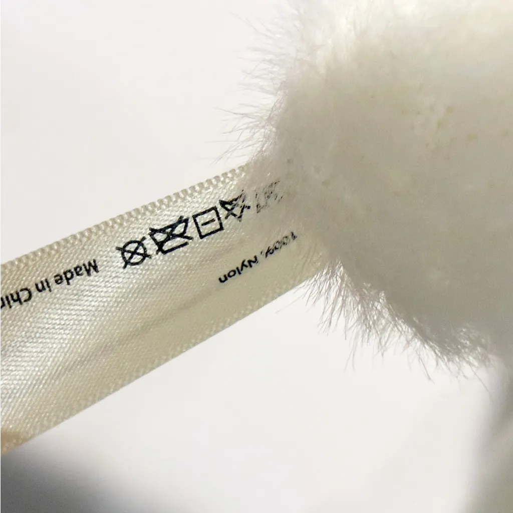 Free People FP One Sela Cardi White Fluffy Eyelash Sweater Cardigan Size Small - Image 5