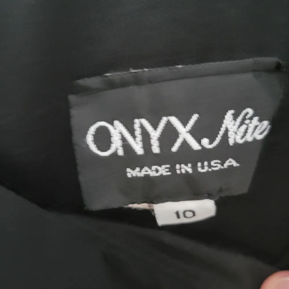 Onyx nite black dress size 10. - Image 2
