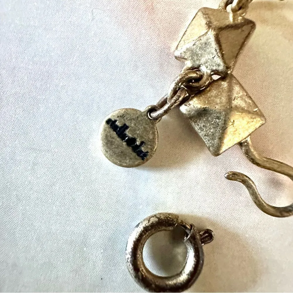 Stella and Dot gold tone rhinestone choker necklace - Image 9