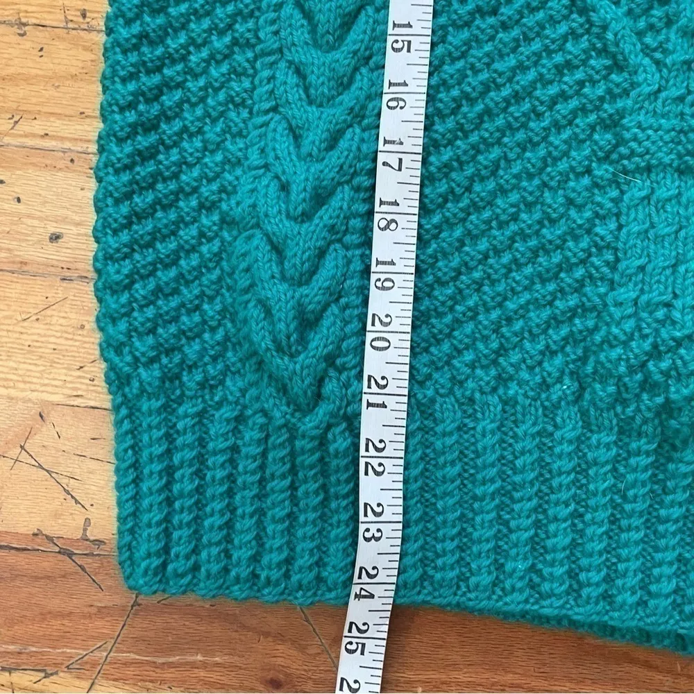 Quills Woollen Market Sweater Size Large Green - Image 8