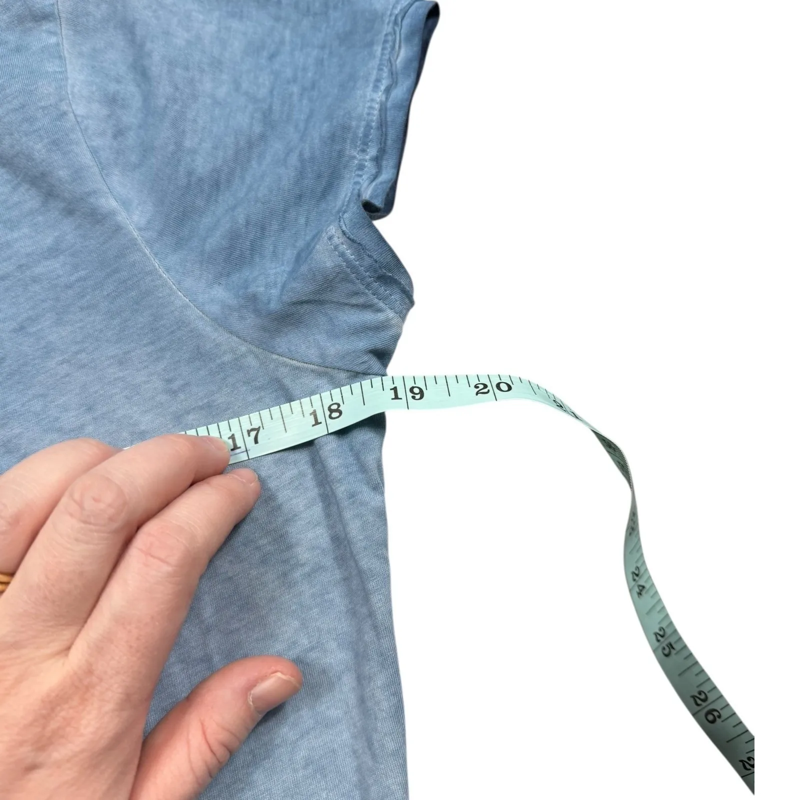 NWOT Sea Sheppard Jolly Roger Tee Organic Cotton V Neck Women Size M Blue - Image 8