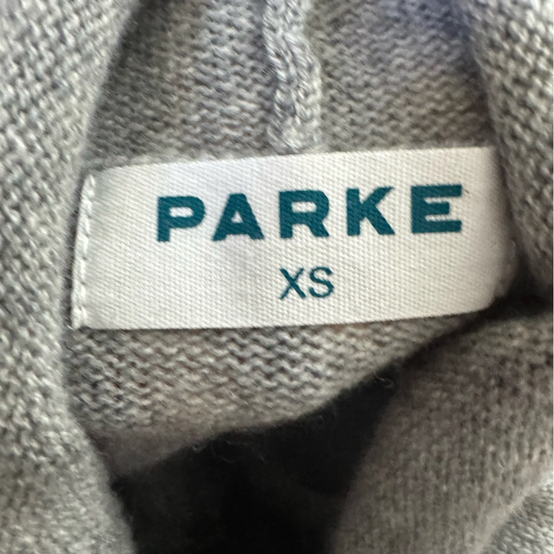PARKE Wool Cashmere Blend Rollneck Sweater in gray XS - Image 3