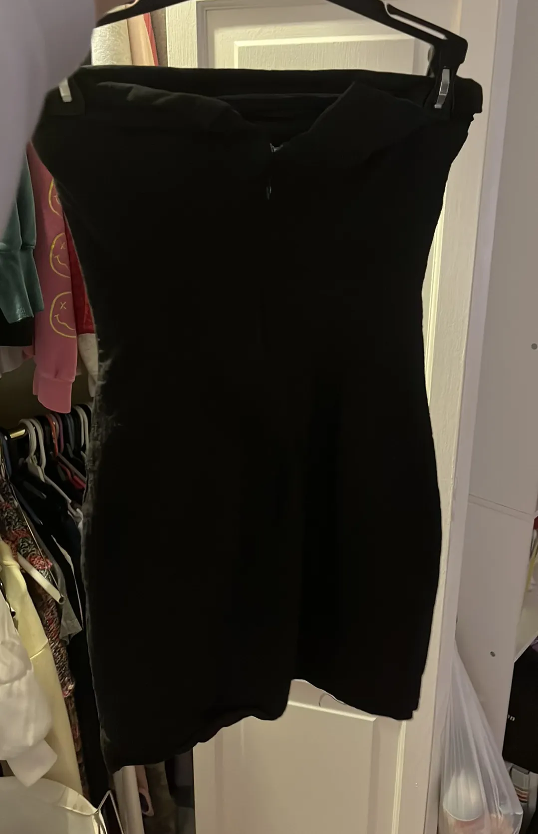 Strapless black mini dress Size XXS - Image 2