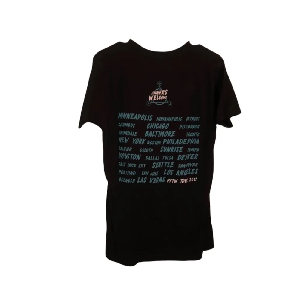 Panic! At The Disco Unisex Cotton Band Merch Tee Size Medium Black - Image 5