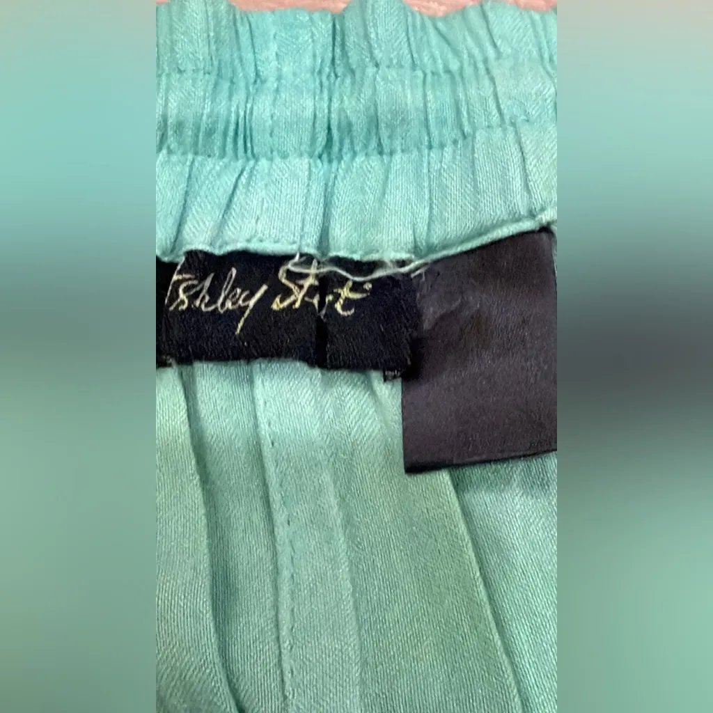 Fairycore Green Embroidered Boho Maxi Skirt Ashley Stewart Plus 2X - Image 10