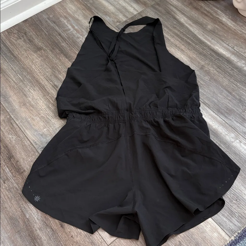 Athleta  Run With It One Piece Black Romper - Image 4