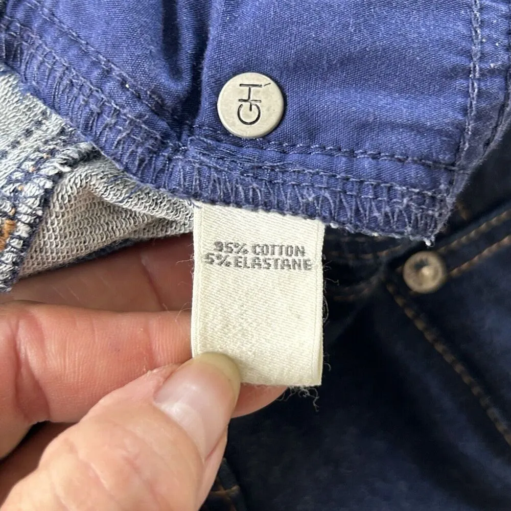 GILLY HICKS Jeans Women's 4 Dark Blue Sydney Cheeky Stretch 5 Pocket Jeggings - Image 5