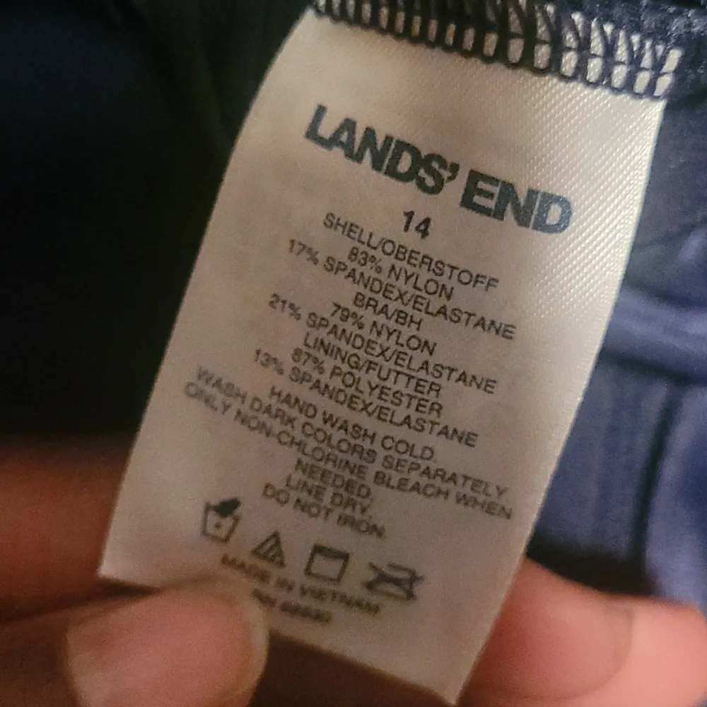 Lands End Tankini Top SIZE 14 - Image 4