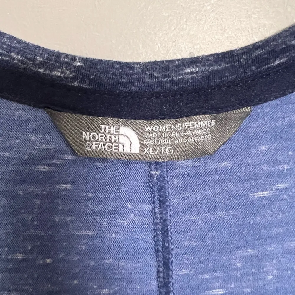 North Face Two-tone Blue Sleeveless Racerback Tank Size XL - Image 2