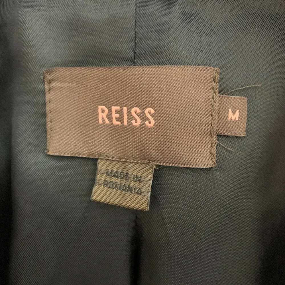 Reiss‎ Arlington Black Trench Coat Jacket - Image 12