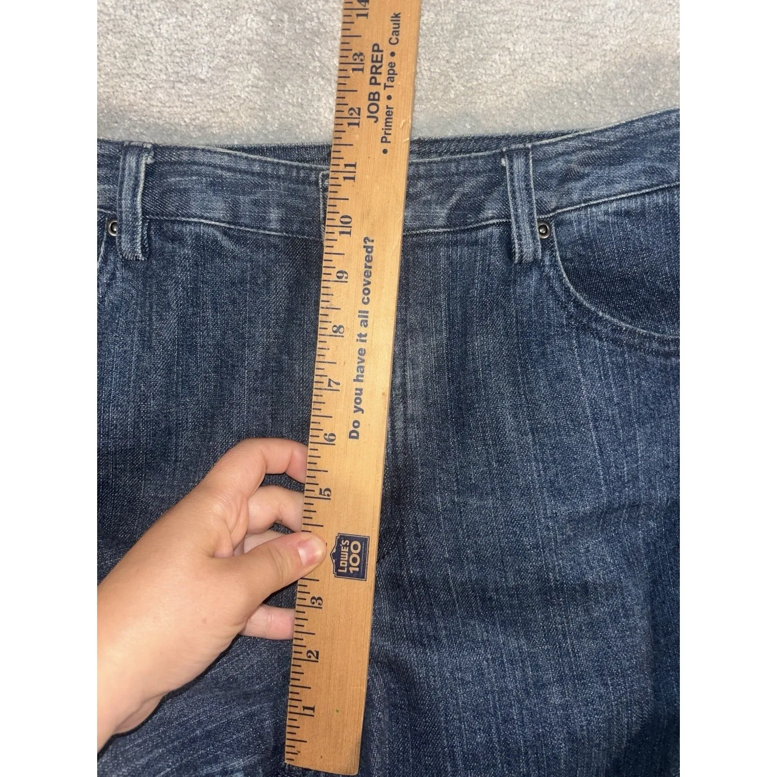 Women's DuluthFlex Work Relaxed Jeans Size 12 X Hemmed 26‎ Blue - Image 7