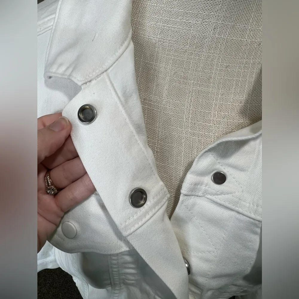 Athleta double time denim jacket medium - Image 9