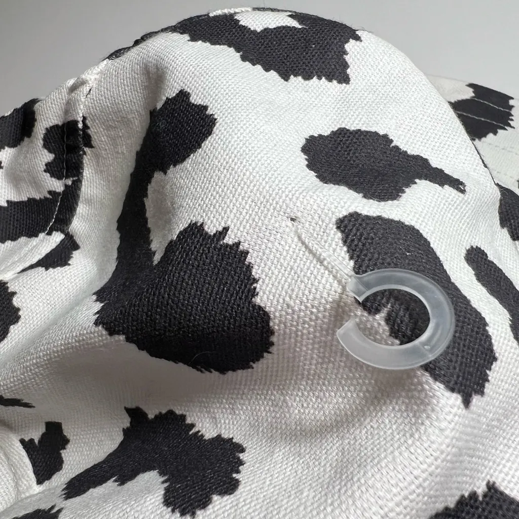 NWT free people leopard bucket hat Black - Image 4