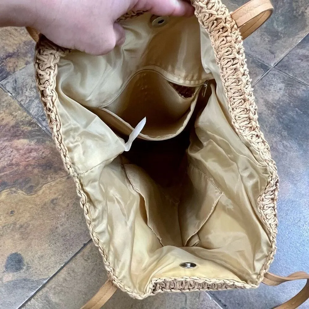 Vacay Beach Tote Bag Brown - Image 14